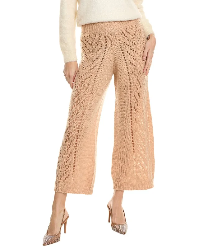Red Valentino Mohair-Blend Pant Casual Sweatpants Style