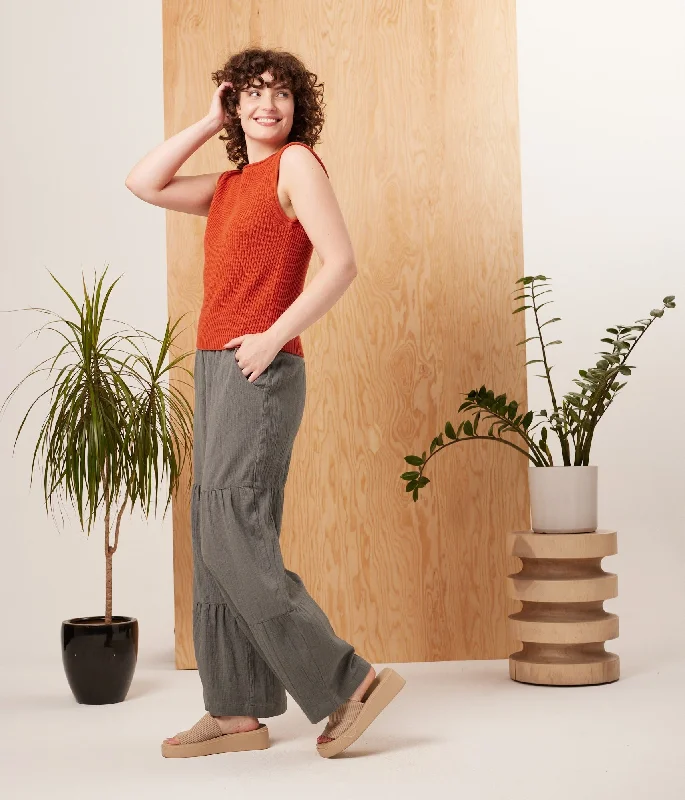Malibu Pant - Charcoal Casual Yoga Pants