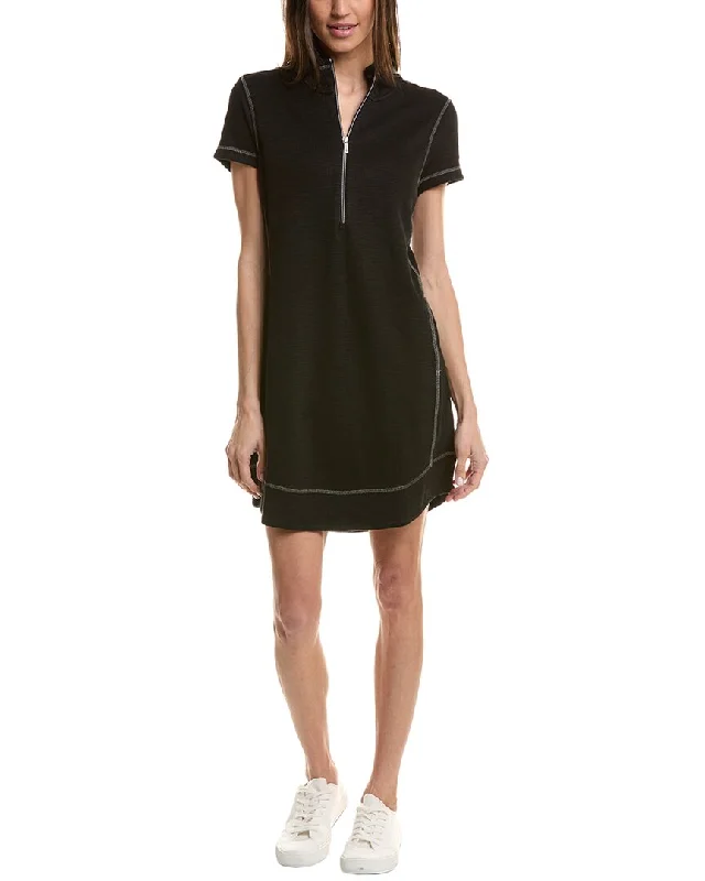 Tommy Bahama Sport Tobago Bay 1/2-Zip Mini Dress Elegant Mini Dress with Pleats