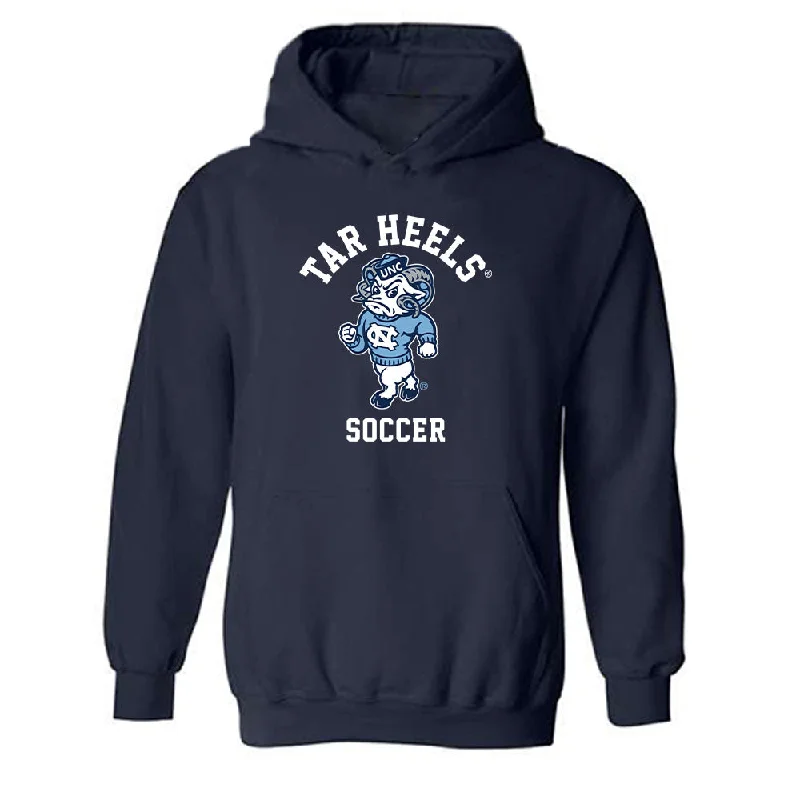 UNC - NCAA Women's Soccer : Logan Tongberg - Classic Shersey Hooded Sweatshirt Hoodie with Hem Raw Edge Edgy Unfinished UNC - NCAA Women's Soccer : Logan Tongberg - Classic Shersey Hooded Sweatshirt Hoodie with Hem Raw Edge Edgy Unfinished