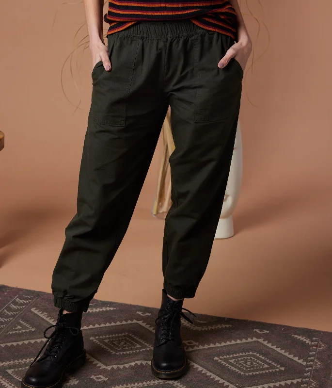 Lesley Pant - Black Trendy Wide-Leg Pants