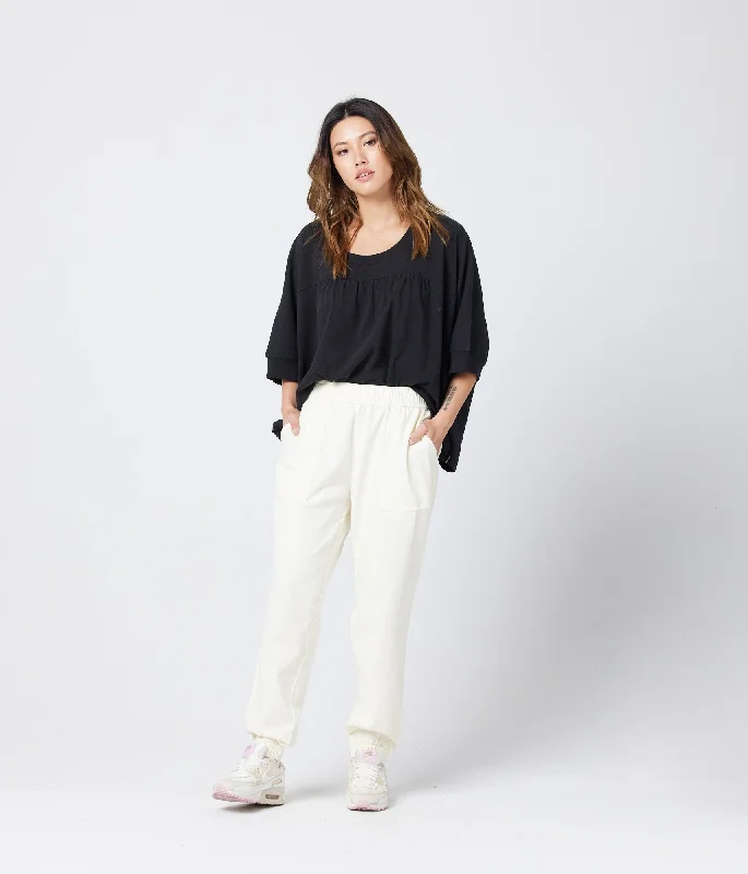 Lesley Pant - Stone Fashionable Jogger Pants