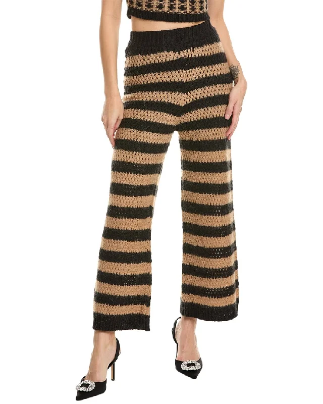 Red Valentino Mohair-Blend Pant Lightweight Jogger Pants