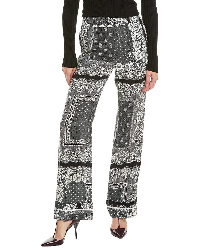 Red Valentino Silk Pant Lightweight Linen Pants