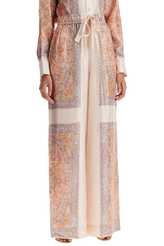 Zimmermann Of Silk Pants In Seven Words. Stylish Slim Trousers