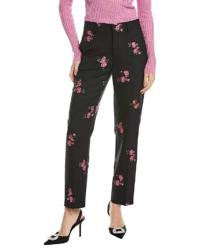 Red Valentino Wool-Blend Pant Soft Wool Pants