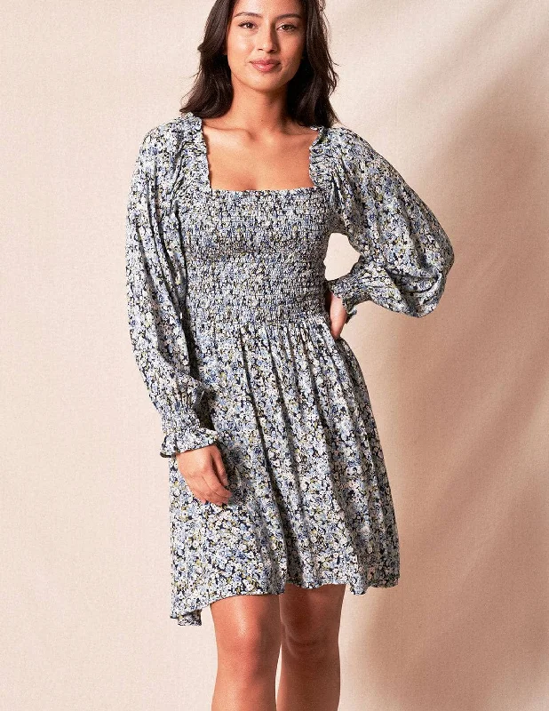Vivianna Mini Dress - As-Is-Clearance Elegant Velvet Mini Dress