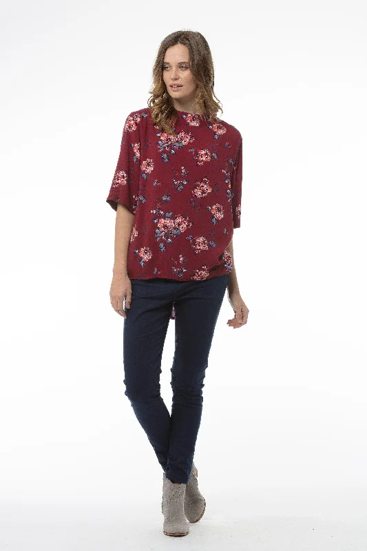 QUINN Pants - Navy Trendy Palazzo Pants