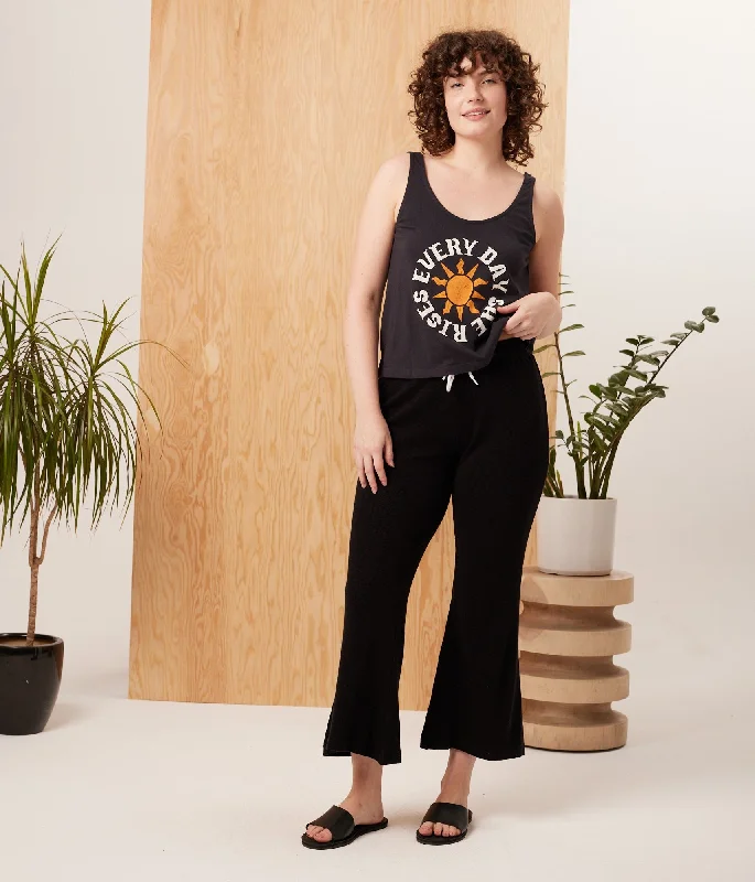 Fortuna Pant - Black Comfortable Denim Leggings
