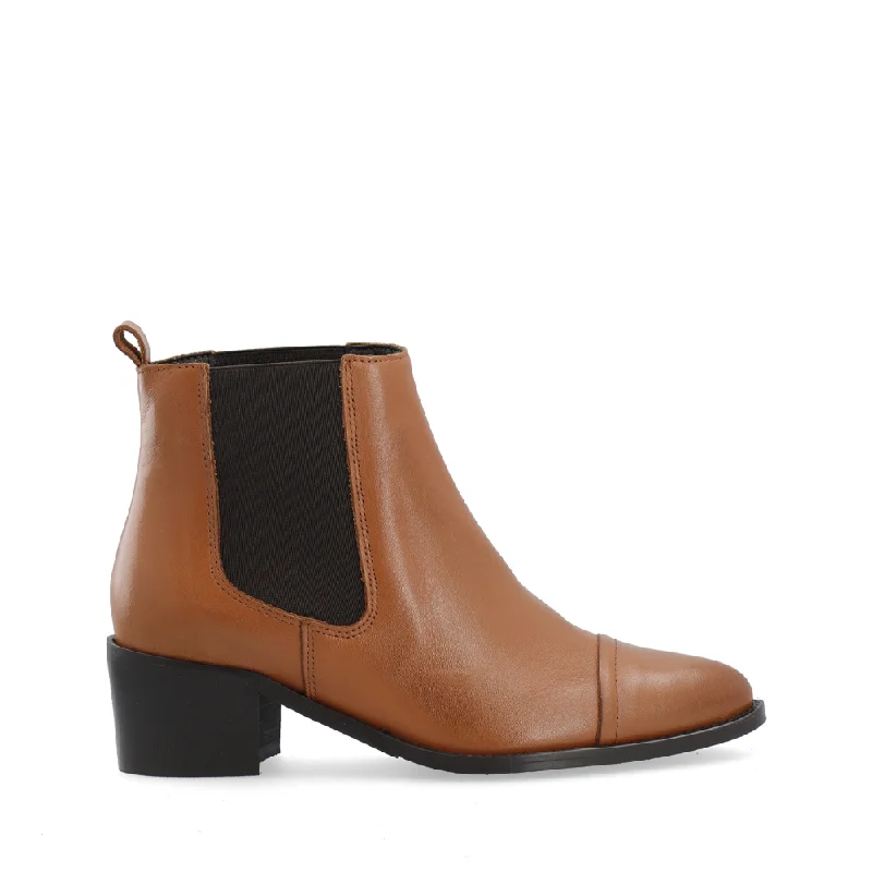 Biacarol Cognac Dress Chelsea Boots Tunics Custom made