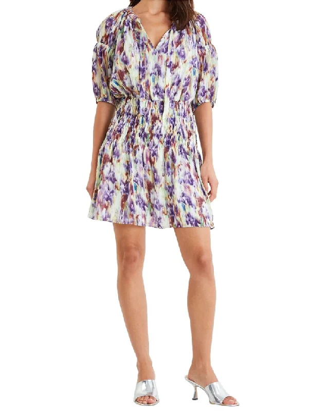 Tanya Taylor Valentina Mini Dress Casual Button-Up Mini Dress