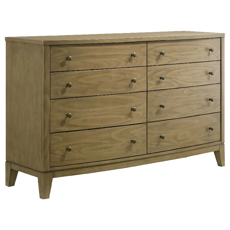 Granada - 8-Drawer Dresser Cabinet - Natural Pine Tunics Top rated