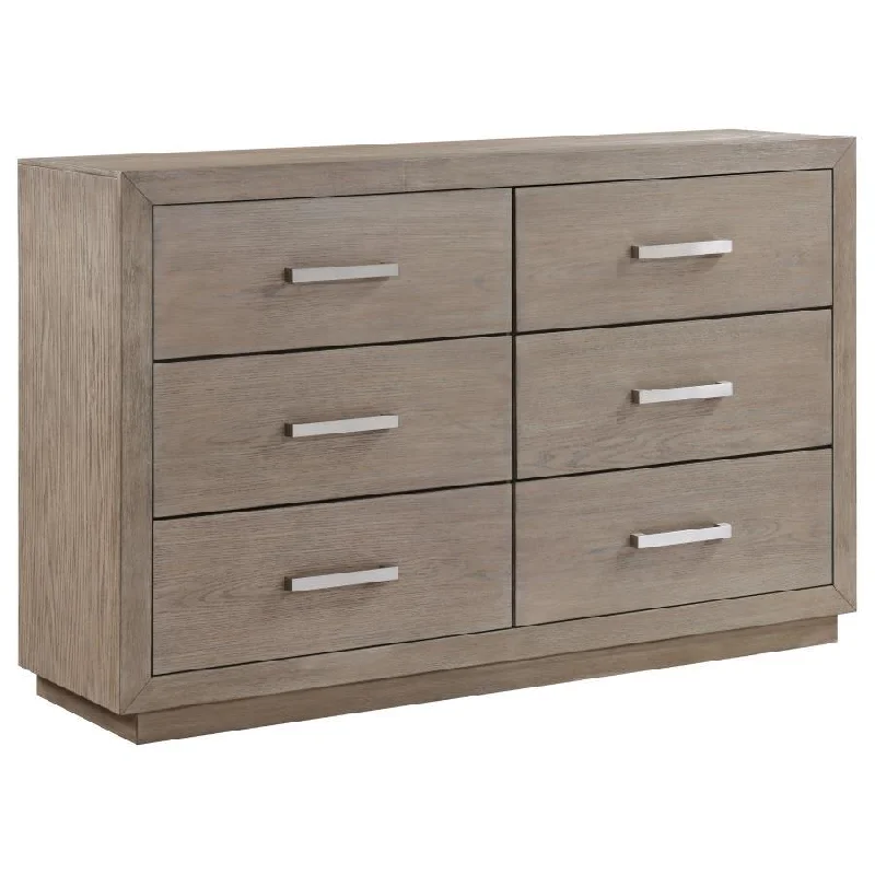 Kenora - 6-Drawer Dresser - Barley Brown Tunics Bestseller popular