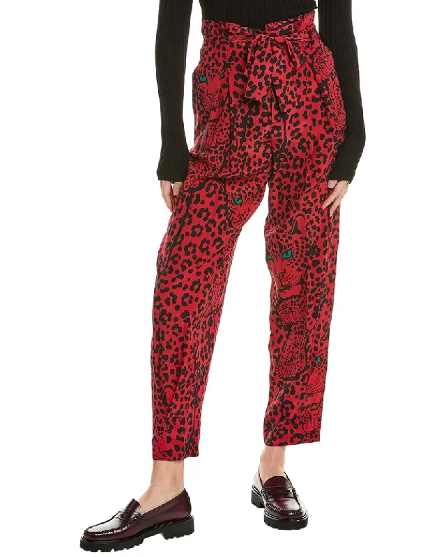 Red Valentino Silk Pant Stylish Harem Pants