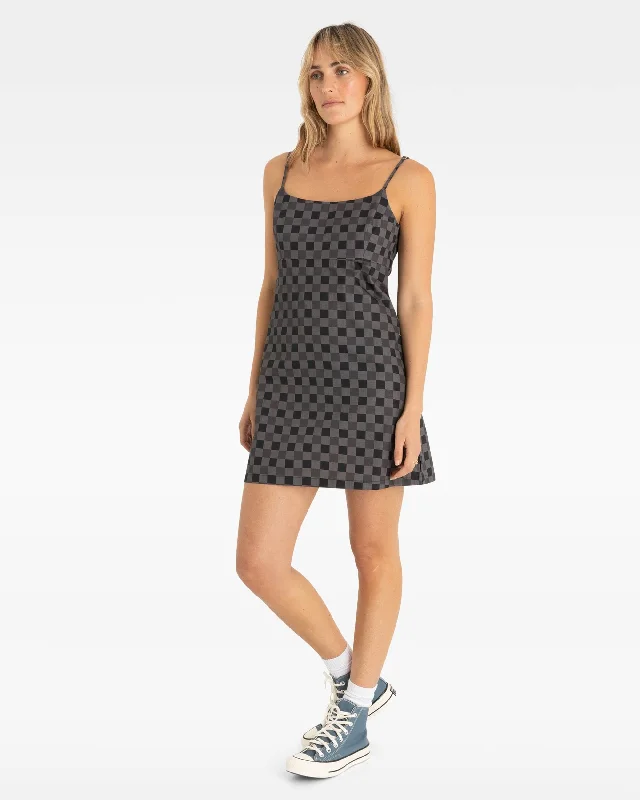 Hurley Effortless Mini Dress Cozy Wraparound Mini Dress