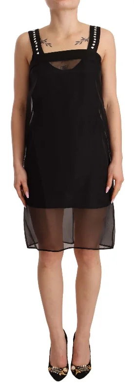 Dolce & Gabbana Elegant Sheath Mini Dress with Women's Crystals Elegant Tulle Mini Dress Dolce & Gabbana Elegant Sheath Mini Dress with Women's Crystals Elegant Tulle Mini Dress