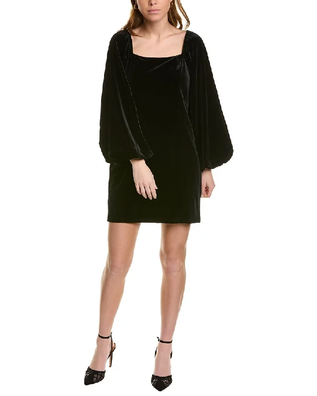 Traffic People Dolce Velvet Mini Dress Classic Floral Mini Dress