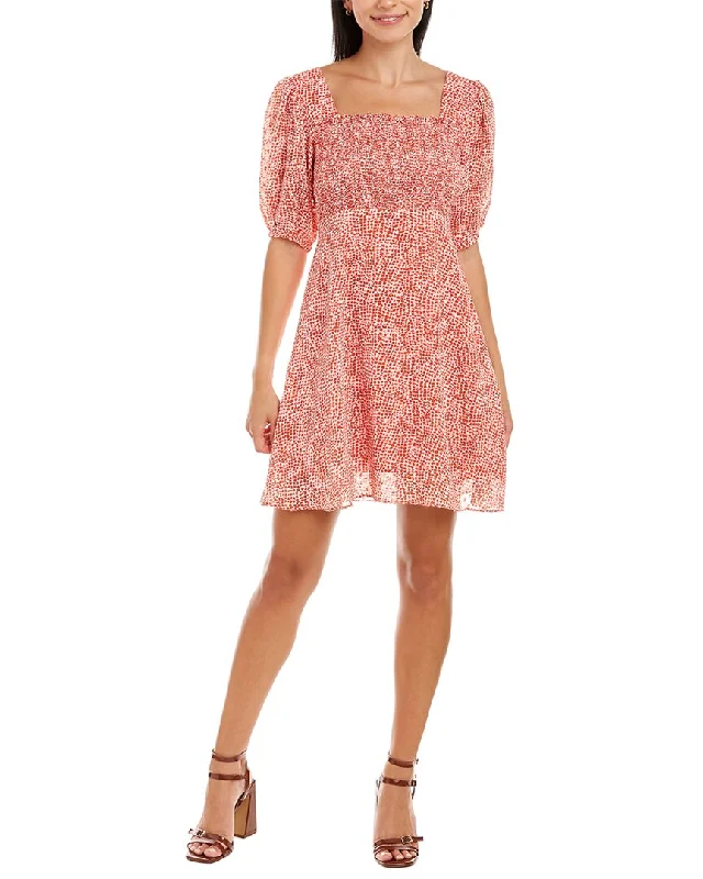 Traffic People Tala Mini Dress Fashionable Button-Front Mini Dress