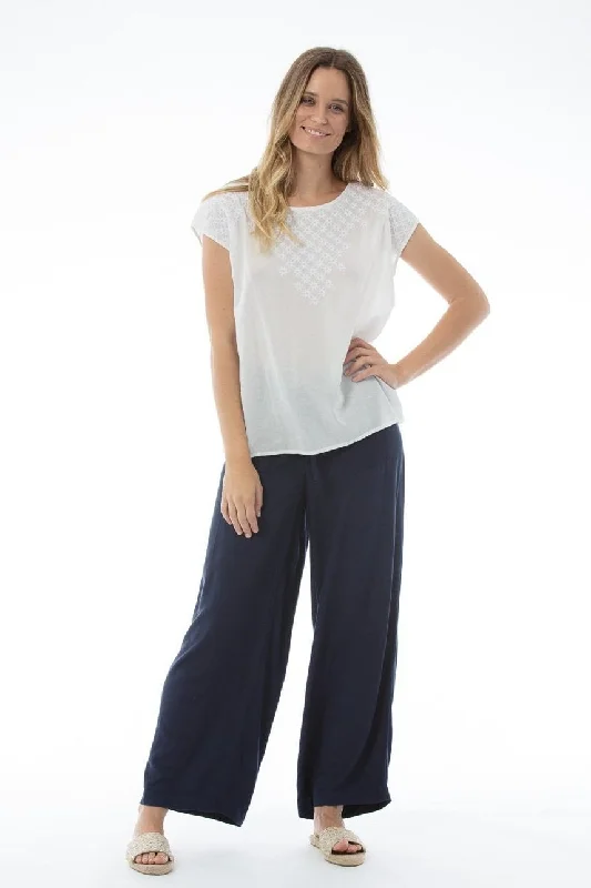 GEORGIA Pants - Navy Casual Sweatpants Style
