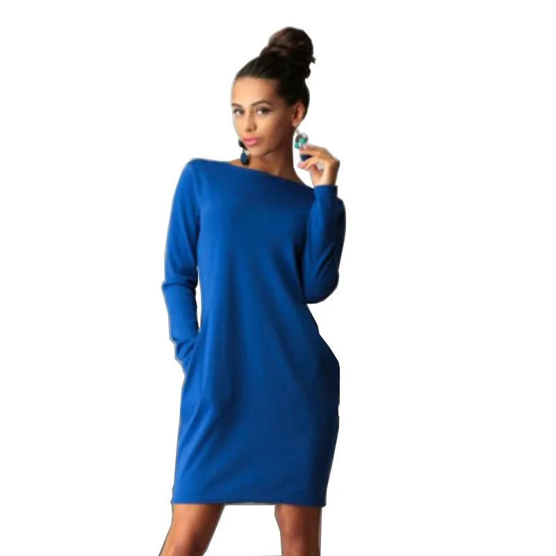 Brand Autumn Winter Women Dress O neck Long Sleeve Office Dress Fashion Slim Bodycon Dress Women's Mini Dresses Stylish Plaid Mini Dress