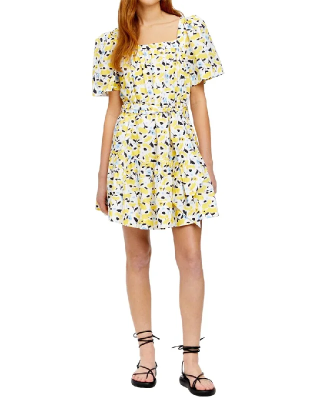 Tanya Taylor Serena Mini Dress Chic Tropical Mini Dress