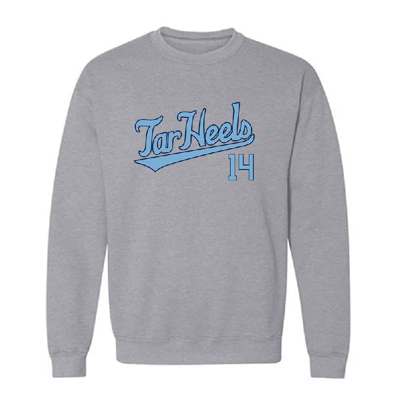 UNC - NCAA Women's Soccer : Eden Bretzer - Classic Shersey Crewneck Sweatshirt Hoodie with Zipper Placket Modern Functional UNC - NCAA Women's Soccer : Eden Bretzer - Classic Shersey Crewneck Sweatshirt Hoodie with Zipper Placket Modern Functional