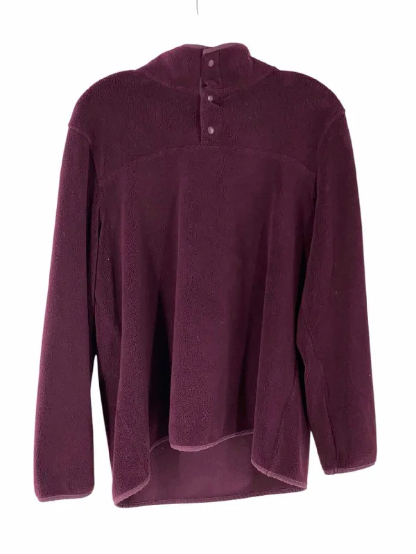32 Degrees Size L Purple Jacket (Outdoor) Satin Jacket Silk Jacket Chiffon Jacket