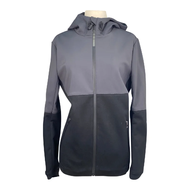 Cavalleria Toscana Jersey Bonded Wool Jacket in Dark Grey/Black - Women's Large V-Neck Jacket Boat Neck Jacket Square Neck Jacket Cavalleria Toscana Jersey Bonded Wool Jacket in Dark Grey/Black - Women's Large V-Neck Jacket Boat Neck Jacket Square Neck Jacket