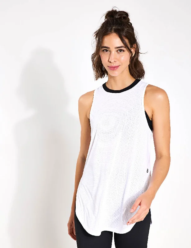 Zela Tank Top - White bright tank top