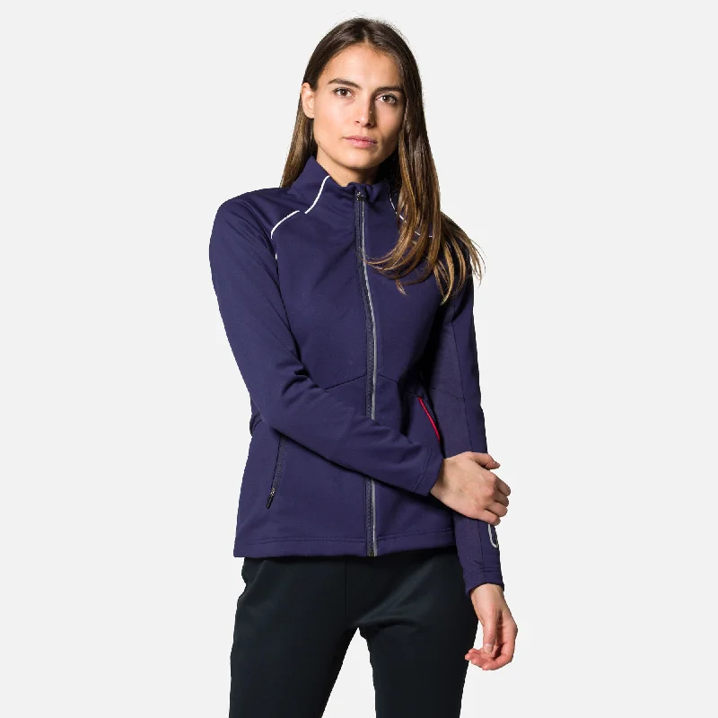 Rossignol W Soft Shell Jacket Front Pockets Side Pockets Patch Pockets