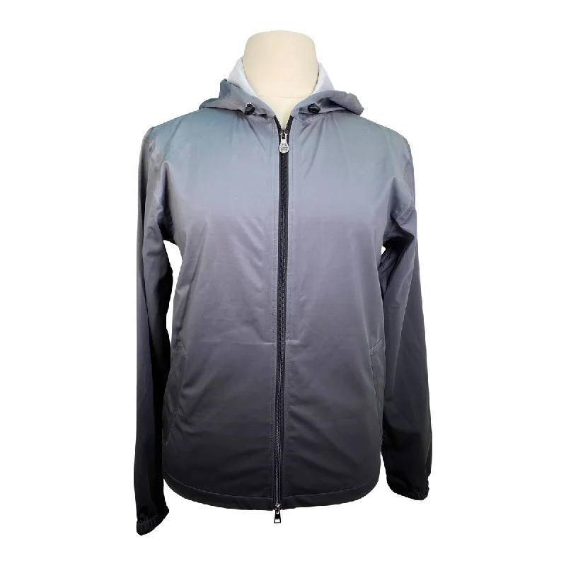 Animo 'Laion' Windbreaker Jacket in Black Ombre - Women's IT 50/US 18 Quilted Jacket Puffer Jacket Insulated Jacket Animo 'Laion' Windbreaker Jacket in Black Ombre - Women's IT 50/US 18 Quilted Jacket Puffer Jacket Insulated Jacket