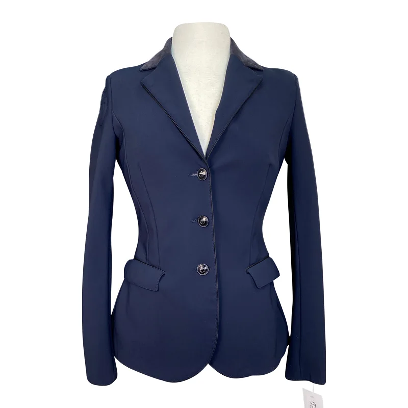 Cavalleria Toscana Competition Jacket in Navy - Women's IT 44 (US 12) Boat Neck Shawl Collar Notched Collar Cavalleria Toscana Competition Jacket in Navy - Women's IT 44 (US 12) Boat Neck Shawl Collar Notched Collar