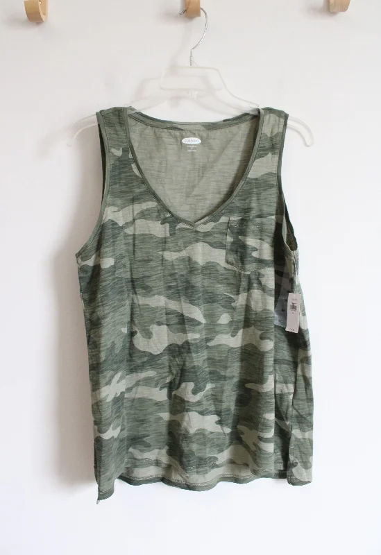NEW Old Navy Green Camo Tank Top | M cropped tank top