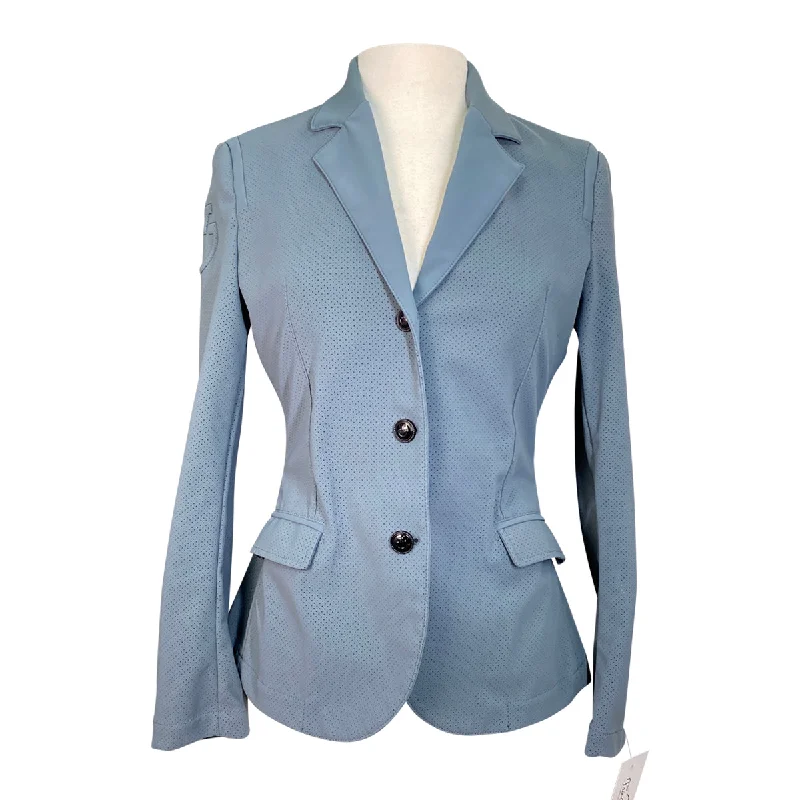Cavalleria Toscana All Over Perforated Jacket in Aerospace Blue - Women's IT 44 (US 10) Fleece Jacket Down Jacket Feather Jacket Cavalleria Toscana All Over Perforated Jacket in Aerospace Blue - Women's IT 44 (US 10) Fleece Jacket Down Jacket Feather Jacket