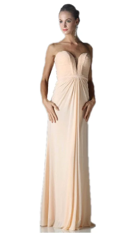 Ladivine 601 - Strapless Sweetheart Evening Dress