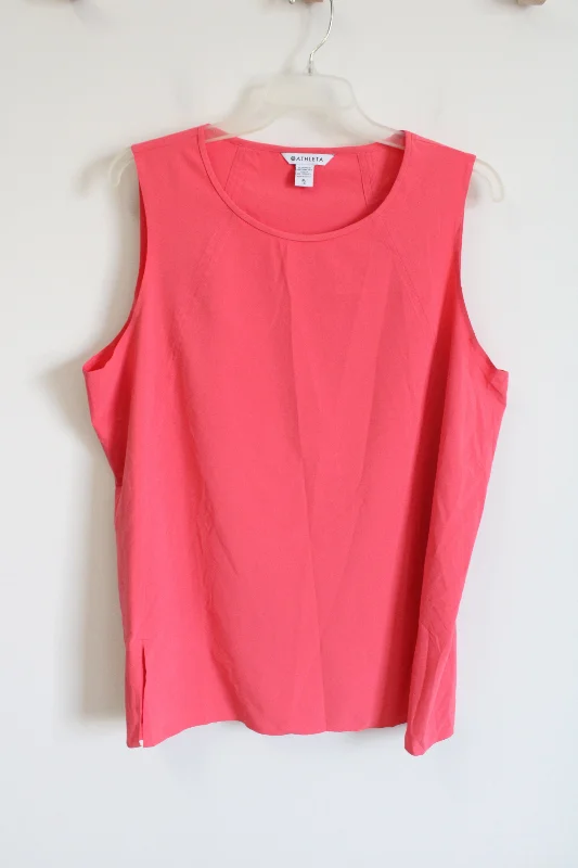 Athleta Pink Active Tank | XL bright tank top