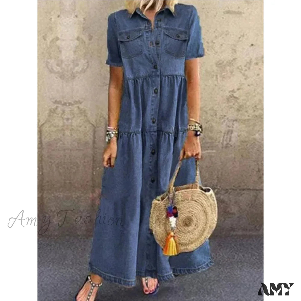 Amy Fashion - Fashion Casual Splicing Cardigan Vintage Long Dress Wool Cardigan Cotton Cardigan Cashmere Cardigan