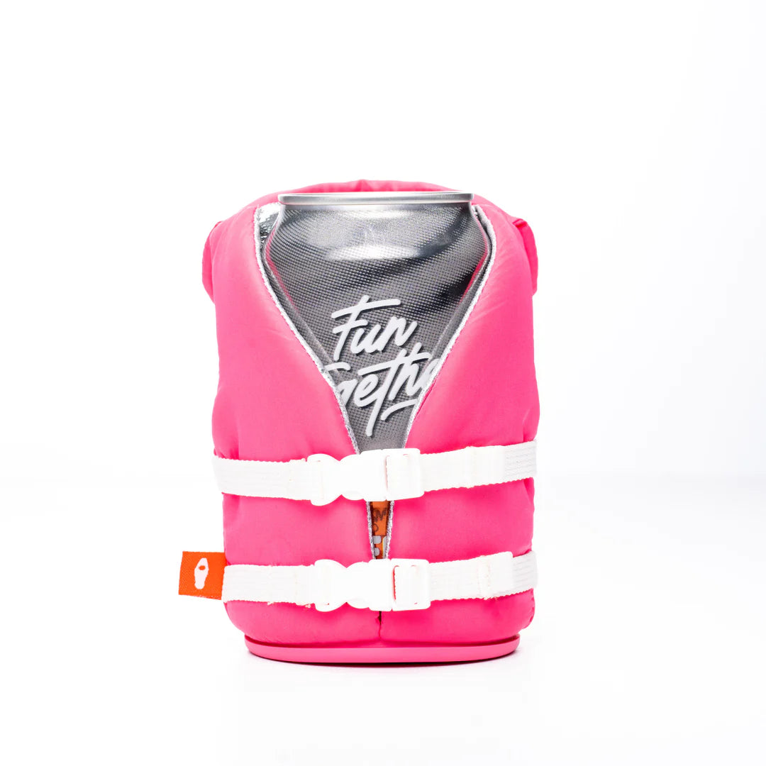 Party Pink Buoy Life Jacket Coozy Mesh Jacket Canvas Jacket Denim Jacket