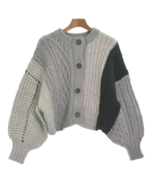 ADAM ET ROPE Cardigans Mesh Cardigan Canvas Denim