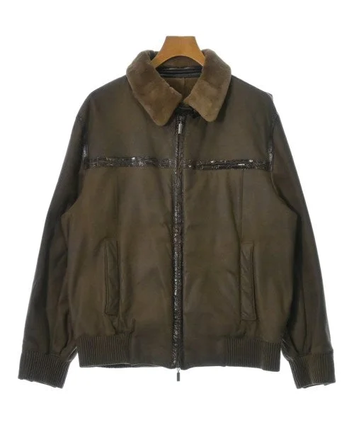 Brioni Motercycle Jackets Denim Jacket Leather Jacket Suede Jacket