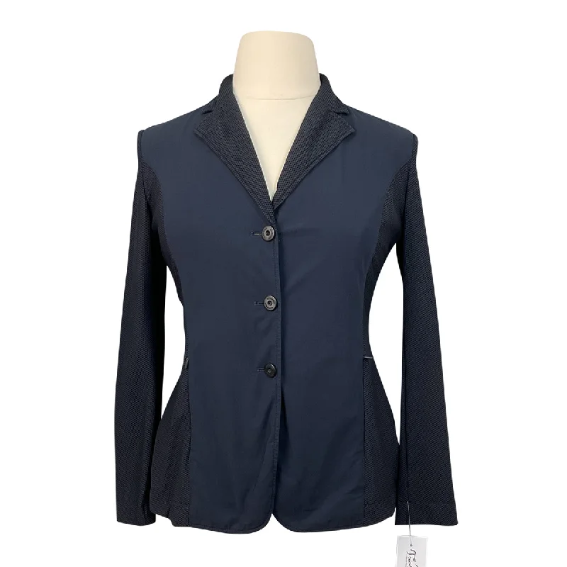 RJ Classics Harmony Grey Label Mesh Show Jacket in Navy - Women's 12R Zip Front Button Front Snap Front RJ Classics Harmony Grey Label Mesh Show Jacket in Navy - Women's 12R Zip Front Button Front Snap Front