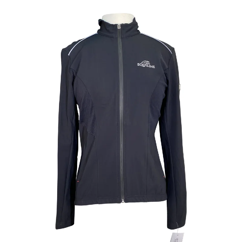 Equiline 'Sabra' Softshell Jacket in Black - Women's Medium Wool Fabric Cashmere Fabric Tweed Fabric Equiline 'Sabra' Softshell Jacket in Black - Women's Medium Wool Fabric Cashmere Fabric Tweed Fabric