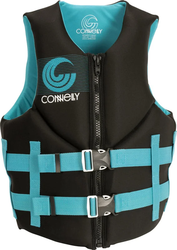 Connelly Women's Promo Neo Life Jacket 2019 Denim Fabric Leather Fabric Suede Fabric Connelly Women's Promo Neo Life Jacket 2019 Denim Fabric Leather Fabric Suede Fabric