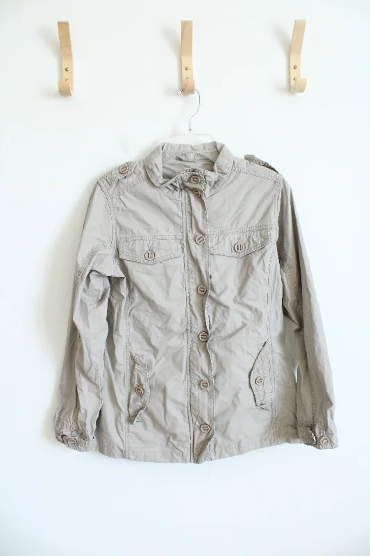 Cabela's Legendary Quality Tan Khaki Jacket | M Appliqued Jacket Beaded Jacket Sequined Jacket Cabela's Legendary Quality Tan Khaki Jacket | M Appliqued Jacket Beaded Jacket Sequined Jacket