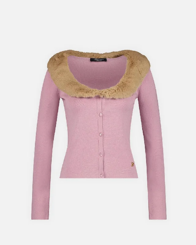 Maglia Cardigan Elasticated Padded Insulated