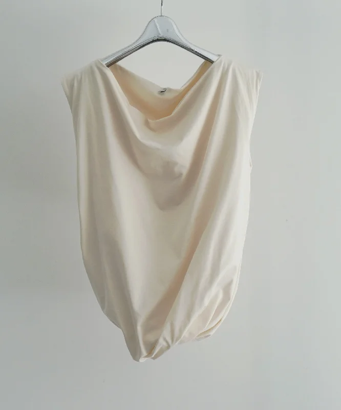 BASERANGE TURN TANK "UNDYED" halter tank top
