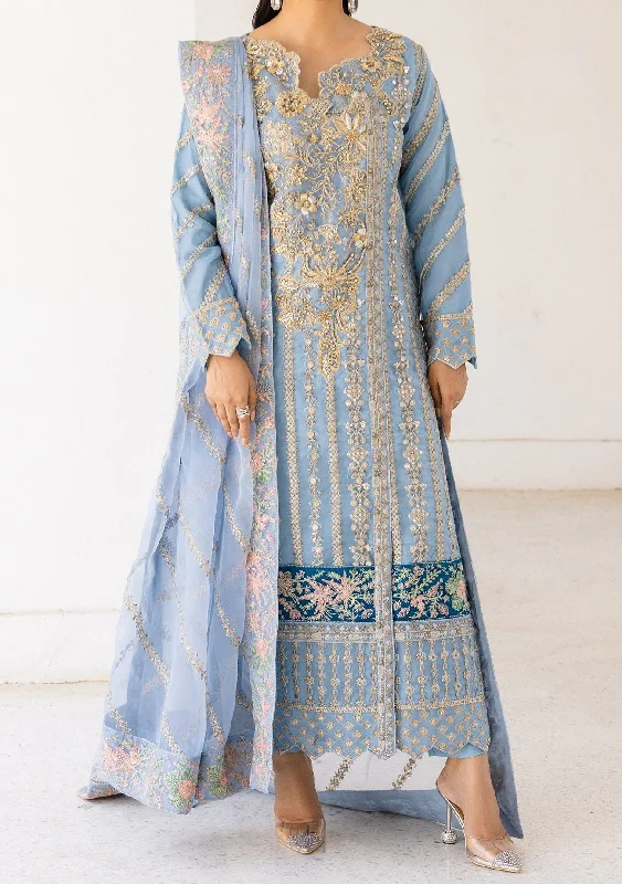 Emaan Adeel Arzish Pakistani Luxury Organza Dress