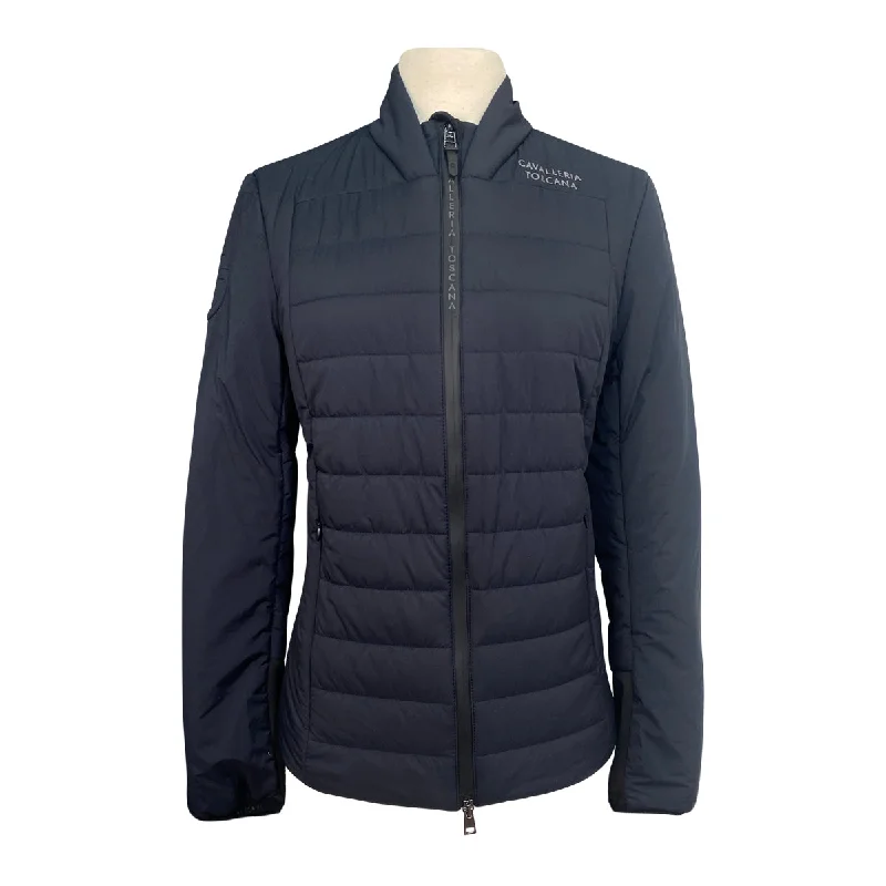 Cavalleria Toscana P+P Jacket in Navy - Women's Large Collared Jacket Crew Neck Jacket Turtle Neck Jacket Cavalleria Toscana P+P Jacket in Navy - Women's Large Collared Jacket Crew Neck Jacket Turtle Neck Jacket
