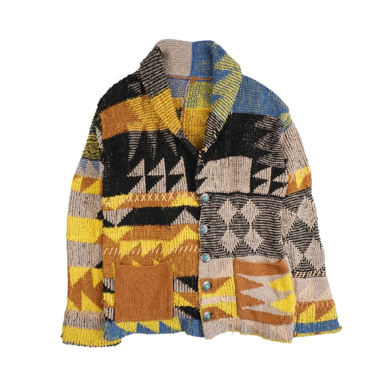 Fortela 'Whoppy' Cardigan - Women's 38 Chenille Fabric Brocade Fabric Lace Fabric