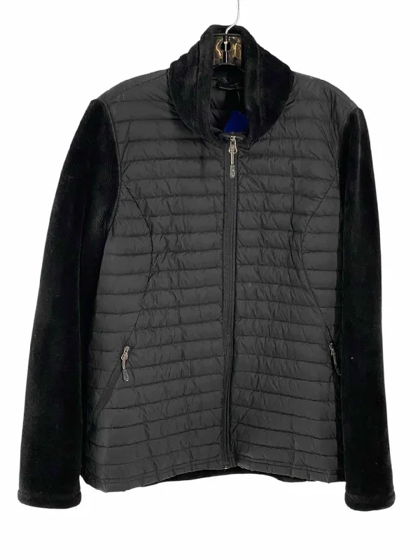 32 Degrees Size L Black Jacket (Outdoor) Front Pockets Side Pockets Patch Pockets